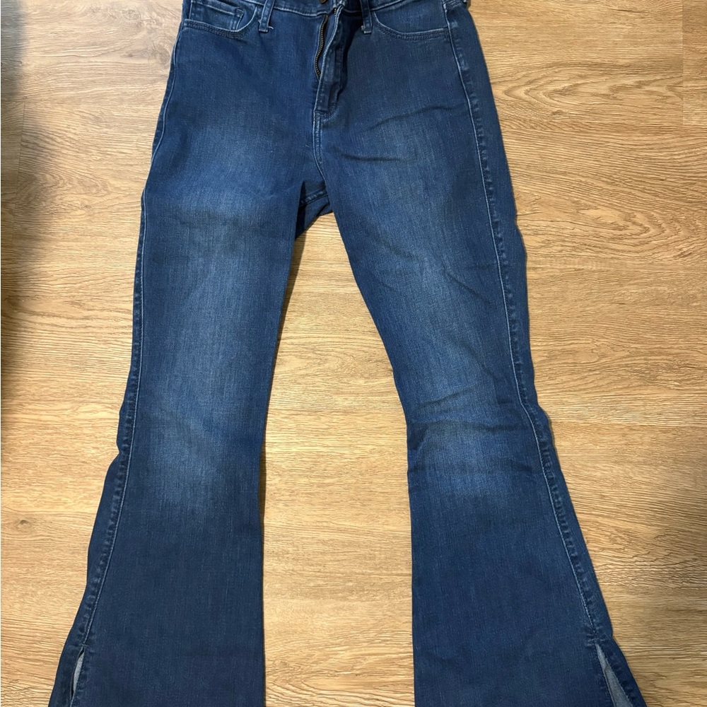 Hollister Women's Dark Blue Boot Cut Jeans